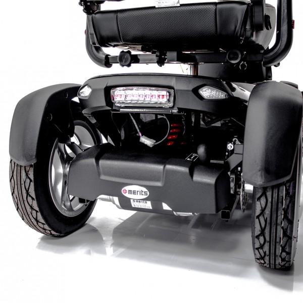 Rear View Black Merits Silverado Extreme
