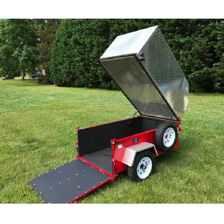 XL Scoota Trailer With Top and Rubber