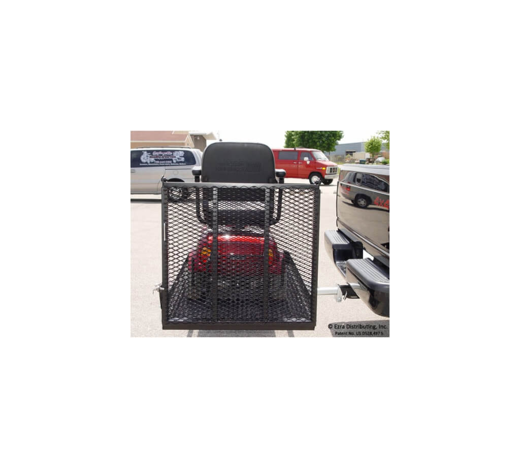 Live Image Front View of Versahaul Vehicle Extra Large Manual Carrier for Mobility Scooters