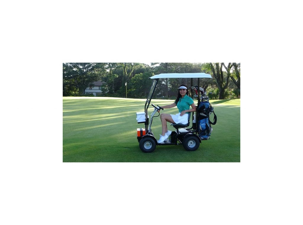 Lifestyle Image of Ninja ADA Canopy Version 2-in-1 Mobility Scooter & Golf Cart