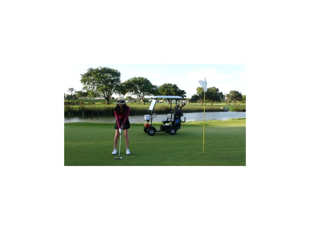 Lifestyle Image of Ninja ADA Canopy Version 2-in-1 Mobility Scooter & Golf Cart