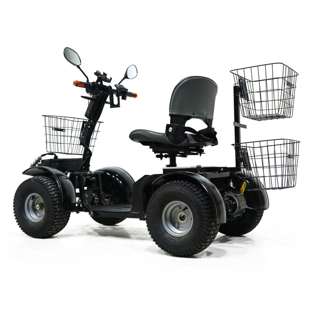 Cheetah Ninja with free front & rear baskets side view
