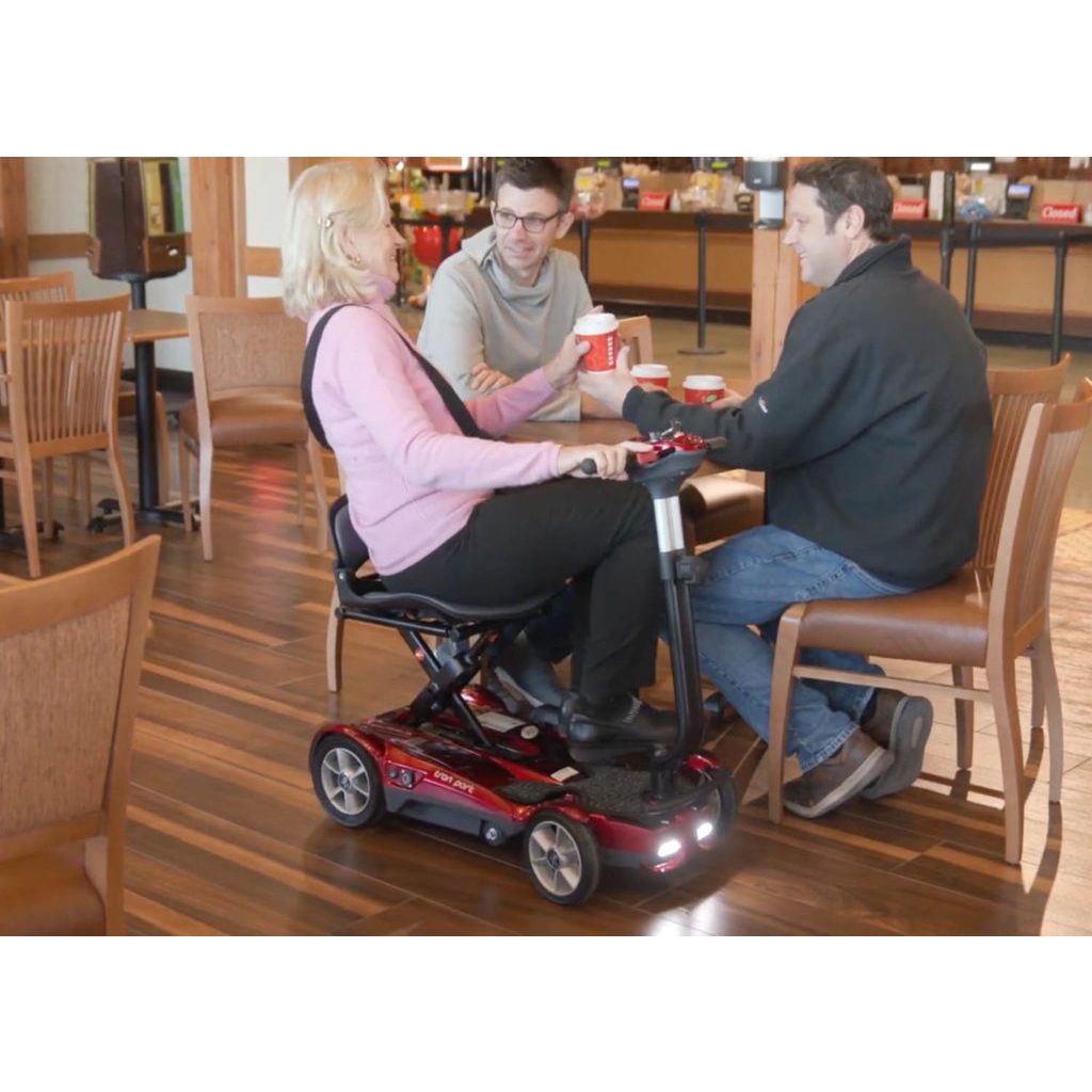 Live Image of EV-Rider Transport 4AF Folding Lightweight Travel Mobility Scooter