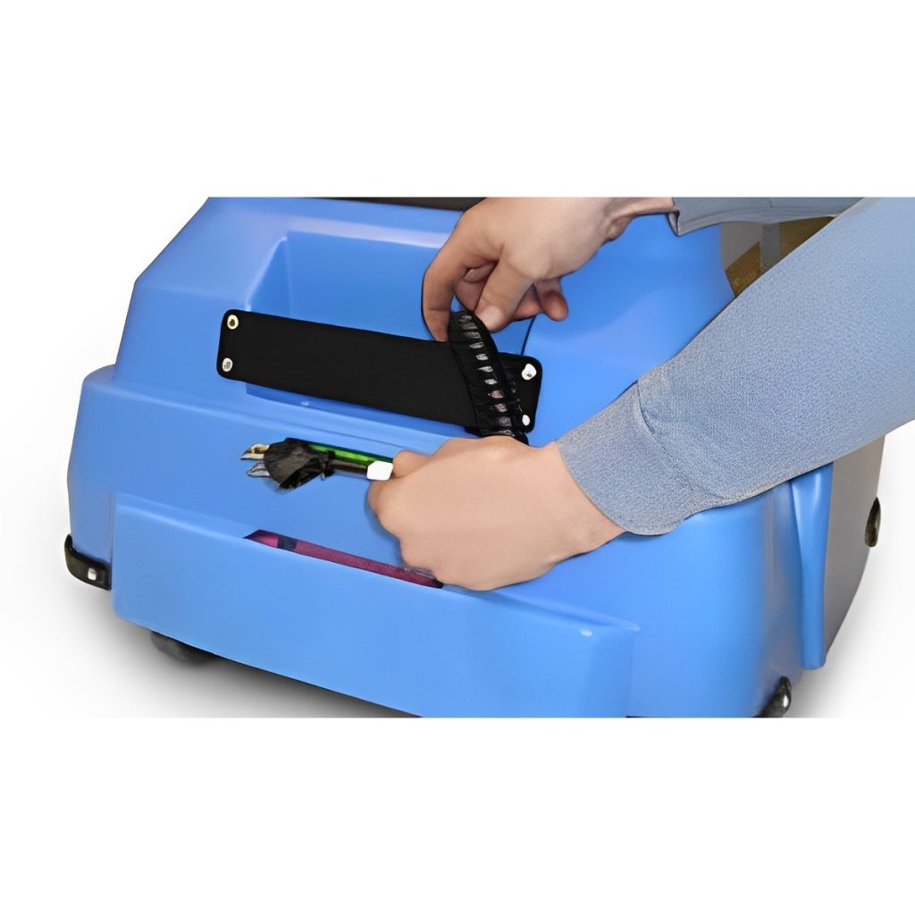 Cord-on-Board Solid State Battery Charger with Auto Test and Shut-Off