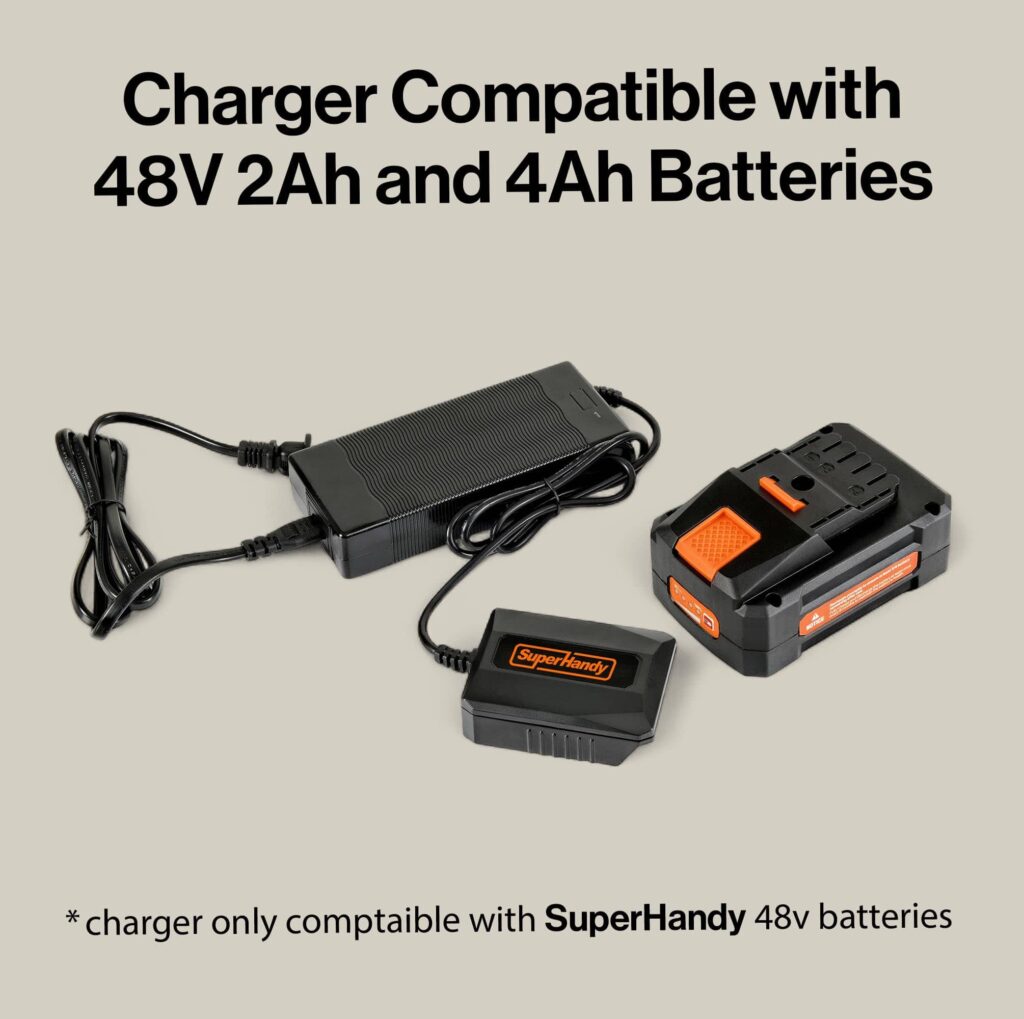 SuperHandy 48V 2Ah Battery with Charger, Fast Charging, Impact-Resistant Case – Compatible with Mobility Scooters, Augers, and More view 12
