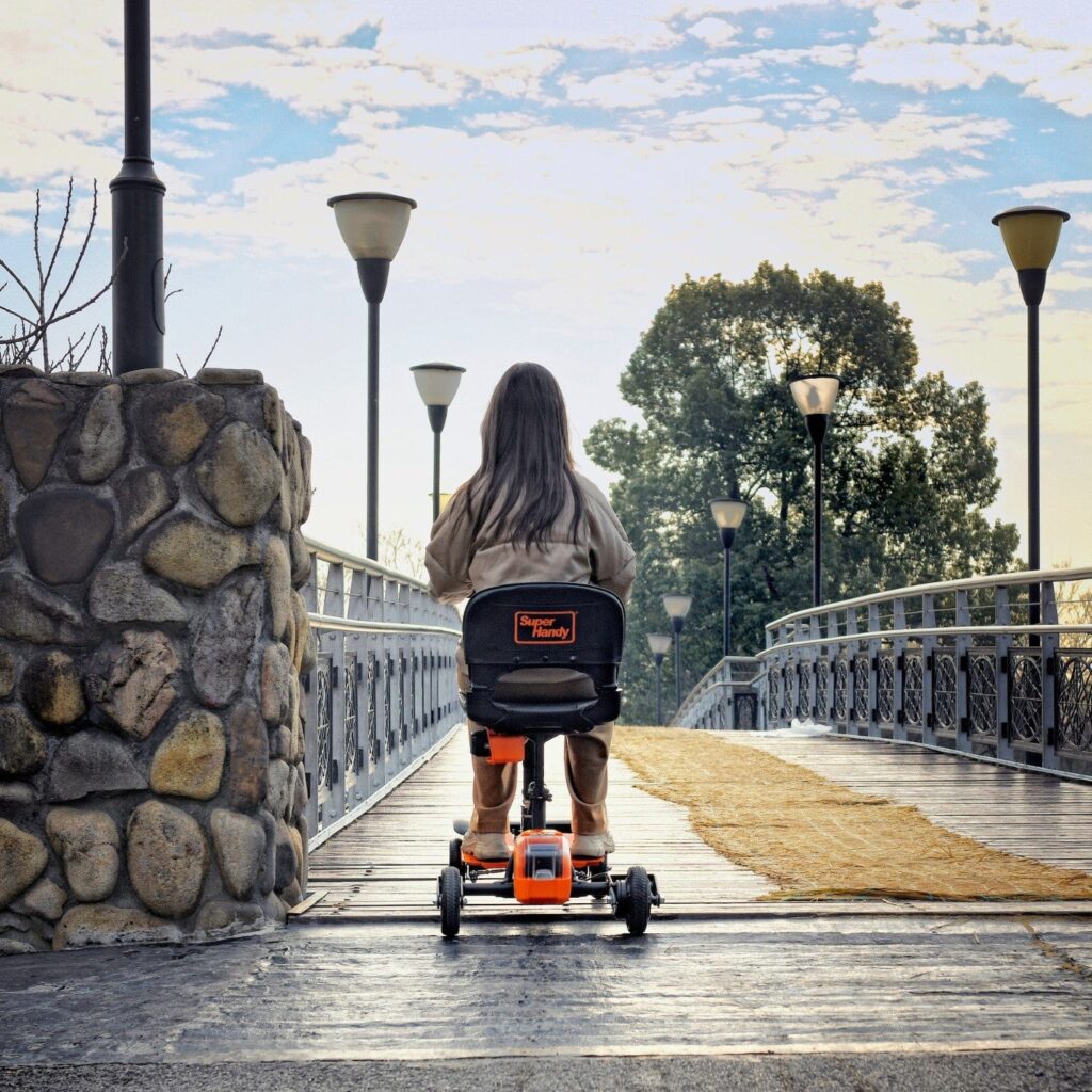SuperHandy Passport Pro Mobility Scooter - Foldable, 48V Li-Ion Battery, 330lbs Load view 3